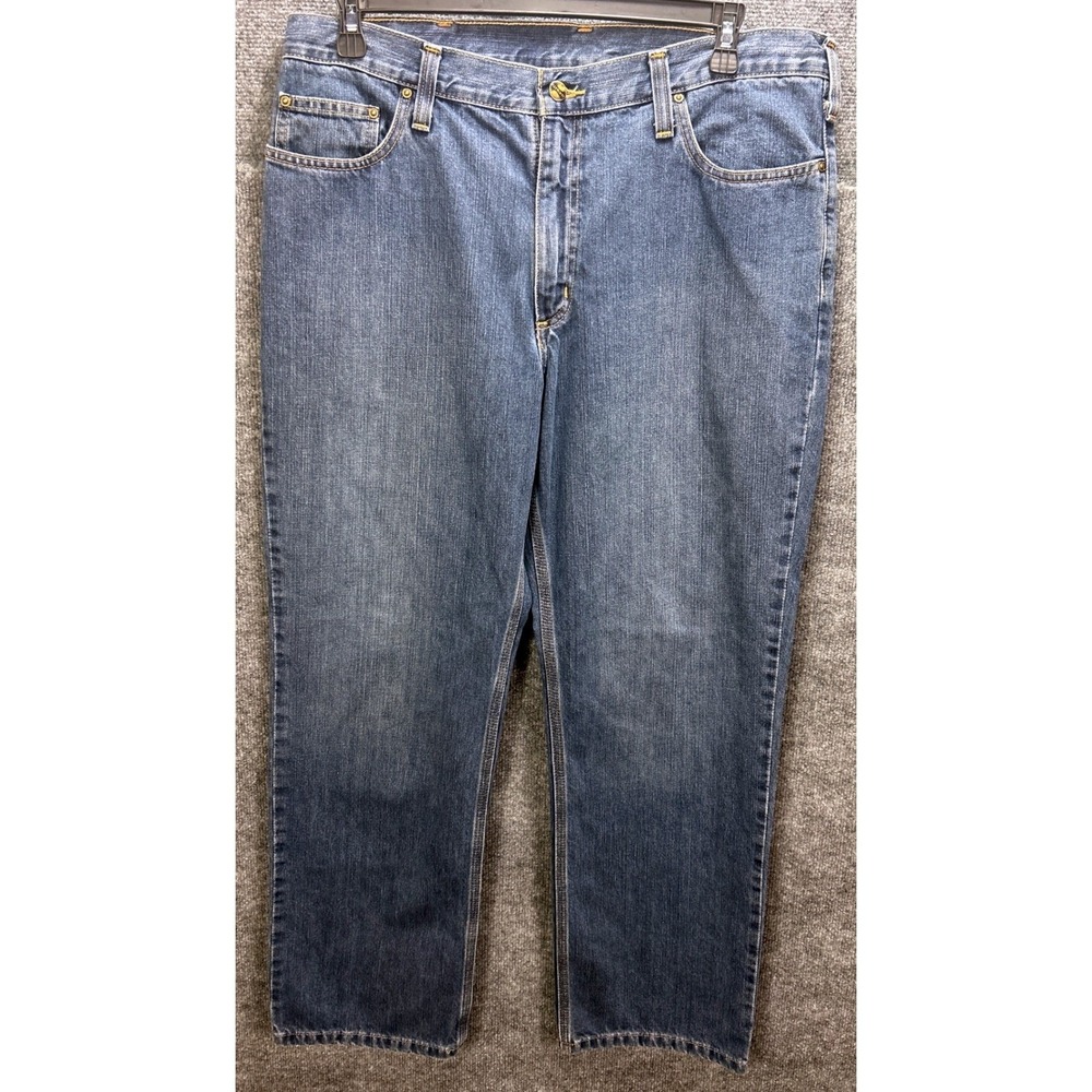 Carhartt Relaxed Jeans Mens‎ 38x32 101483-968 Holter Straight Workwear Denim